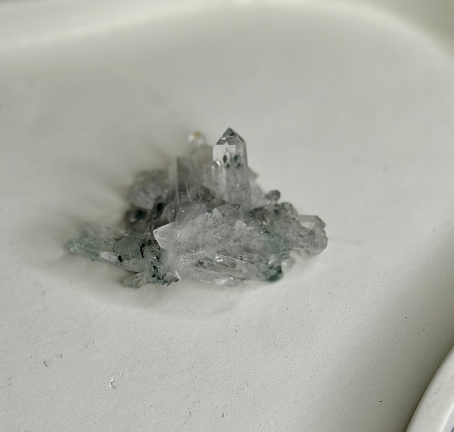 Lemurian Quartz with Chloride inclusion