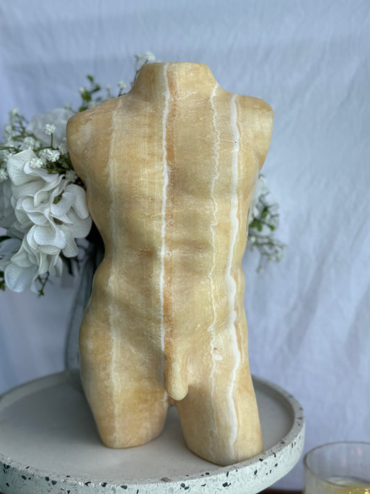 Orange Calcite Male Body 7.76KG