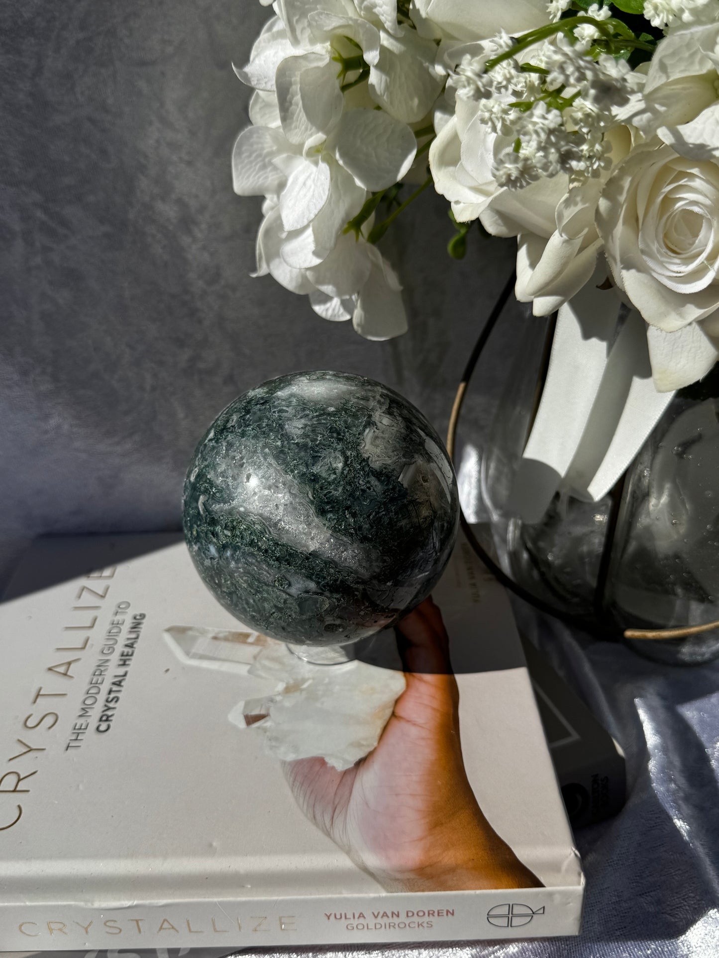 Moss Agate Sphere