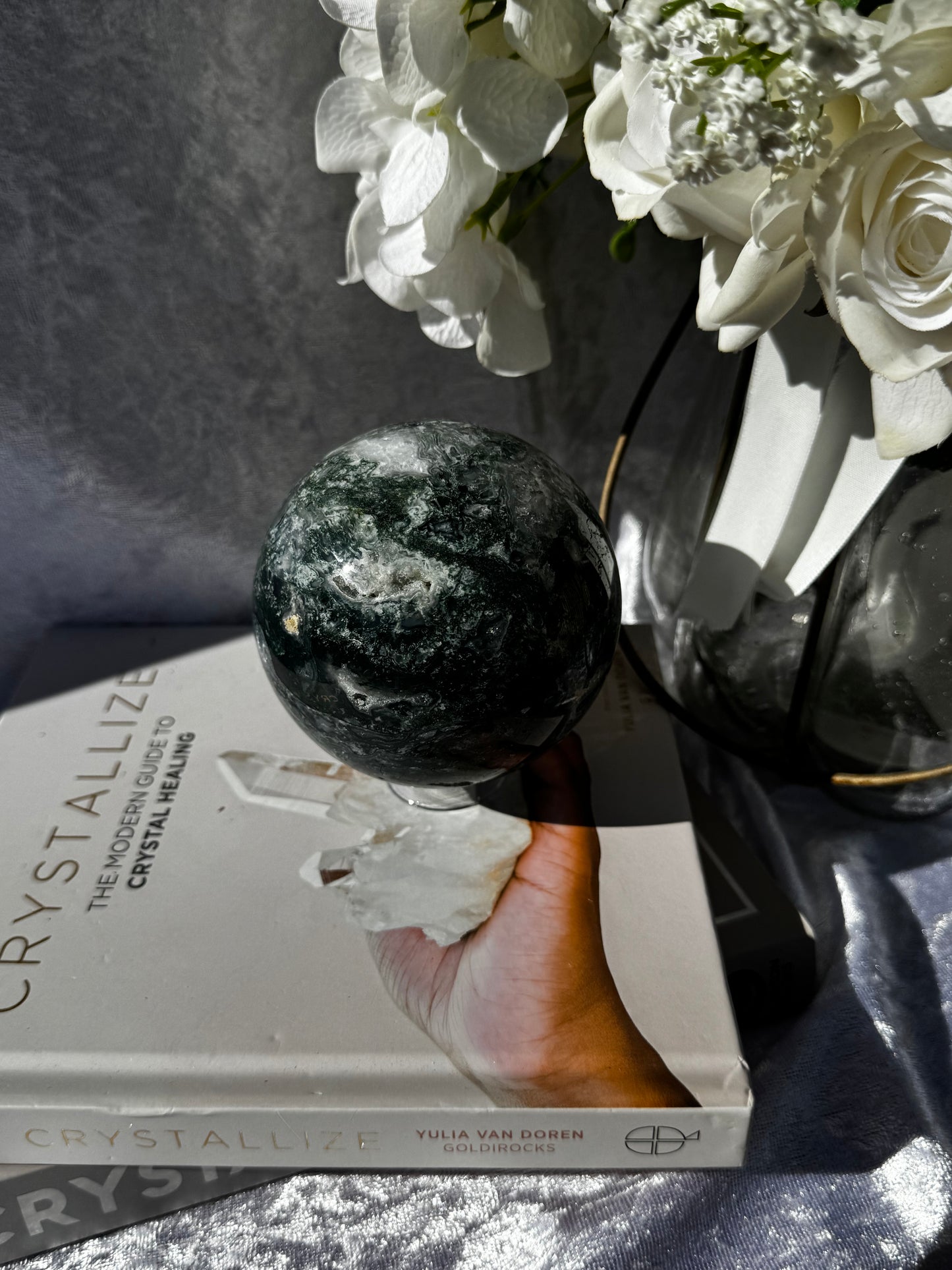 Moss Agate Sphere