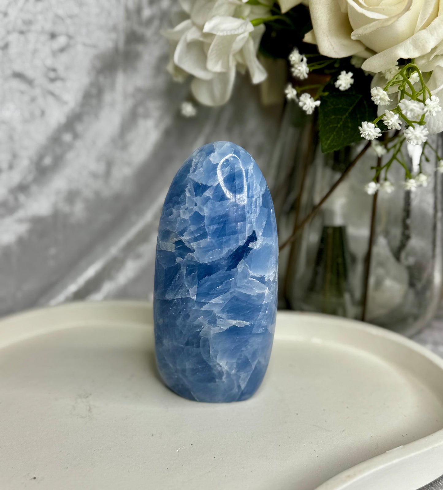 Blue Calcite Freeform
