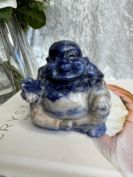 Sodalite Happy Buddha
