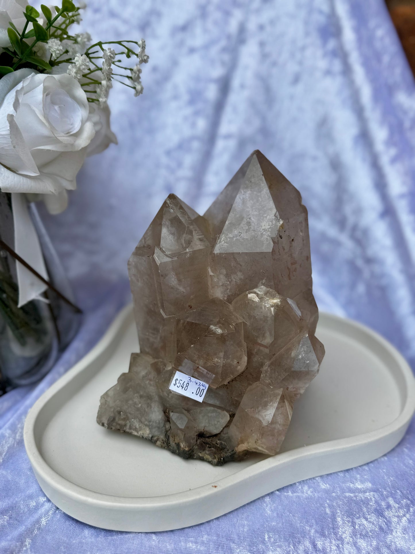 Smokey Quartz Cluster