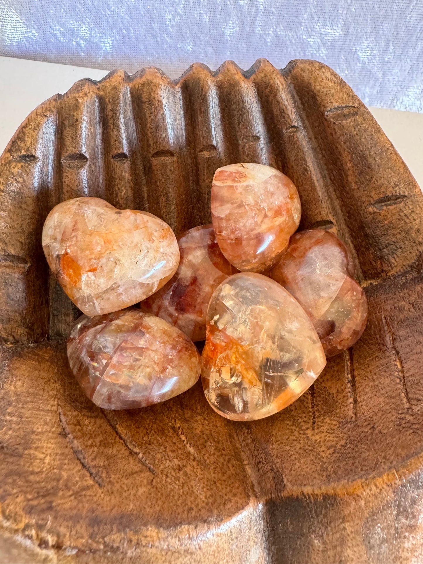 Fire Quartz Mini Heart