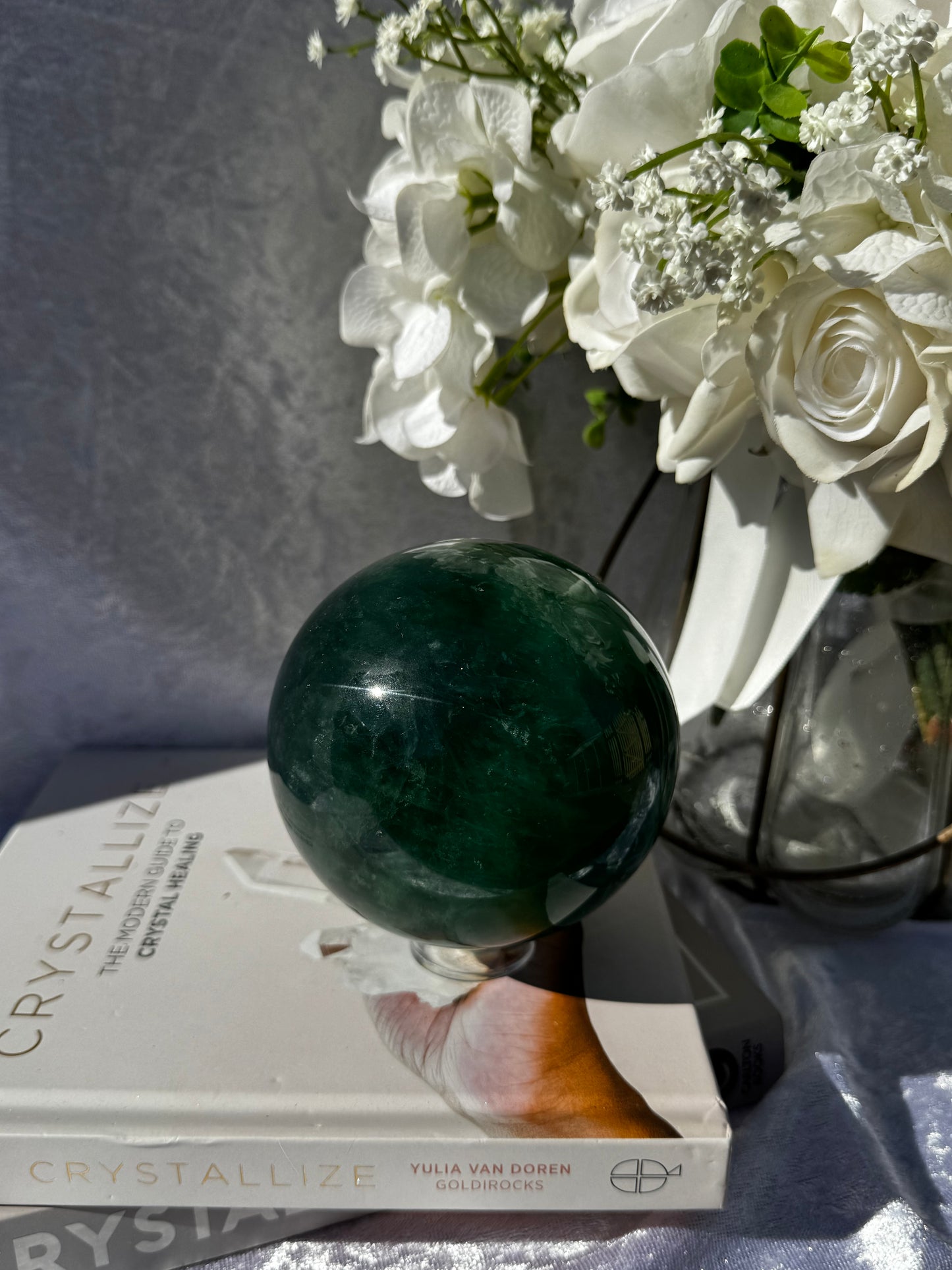 Green Fluorite Sphere 1.46KG