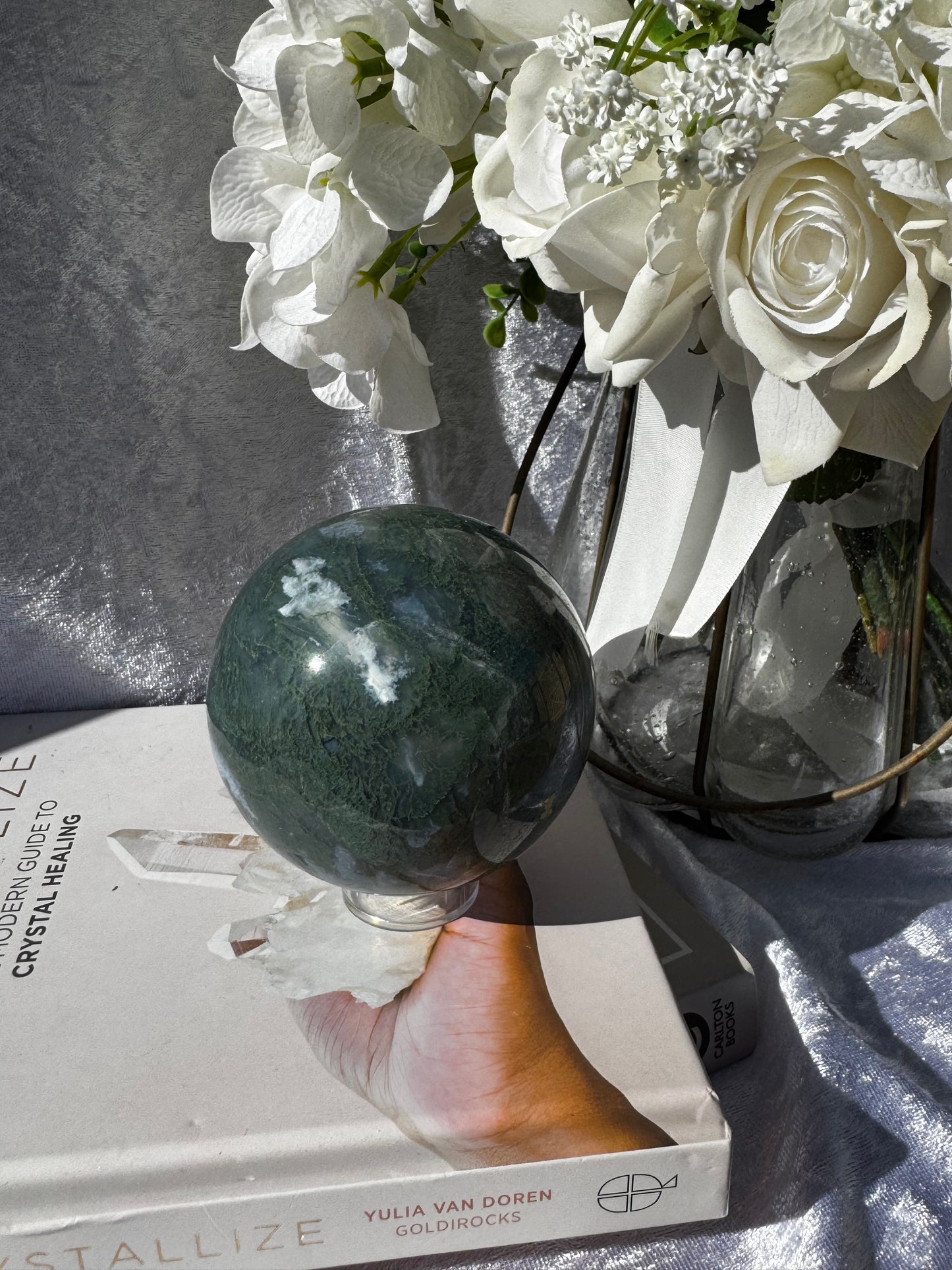 Moss Agate Sphere