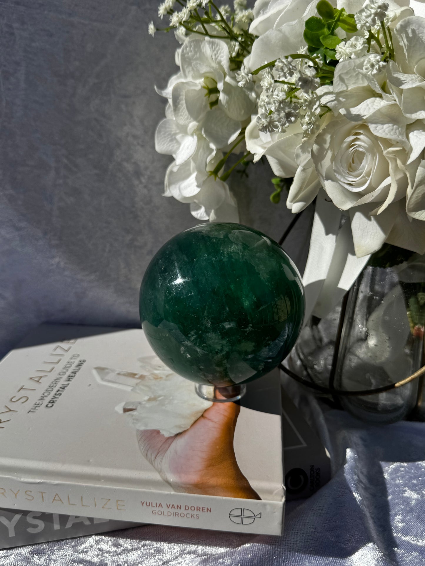 Green Fluorite Sphere 1.46KG