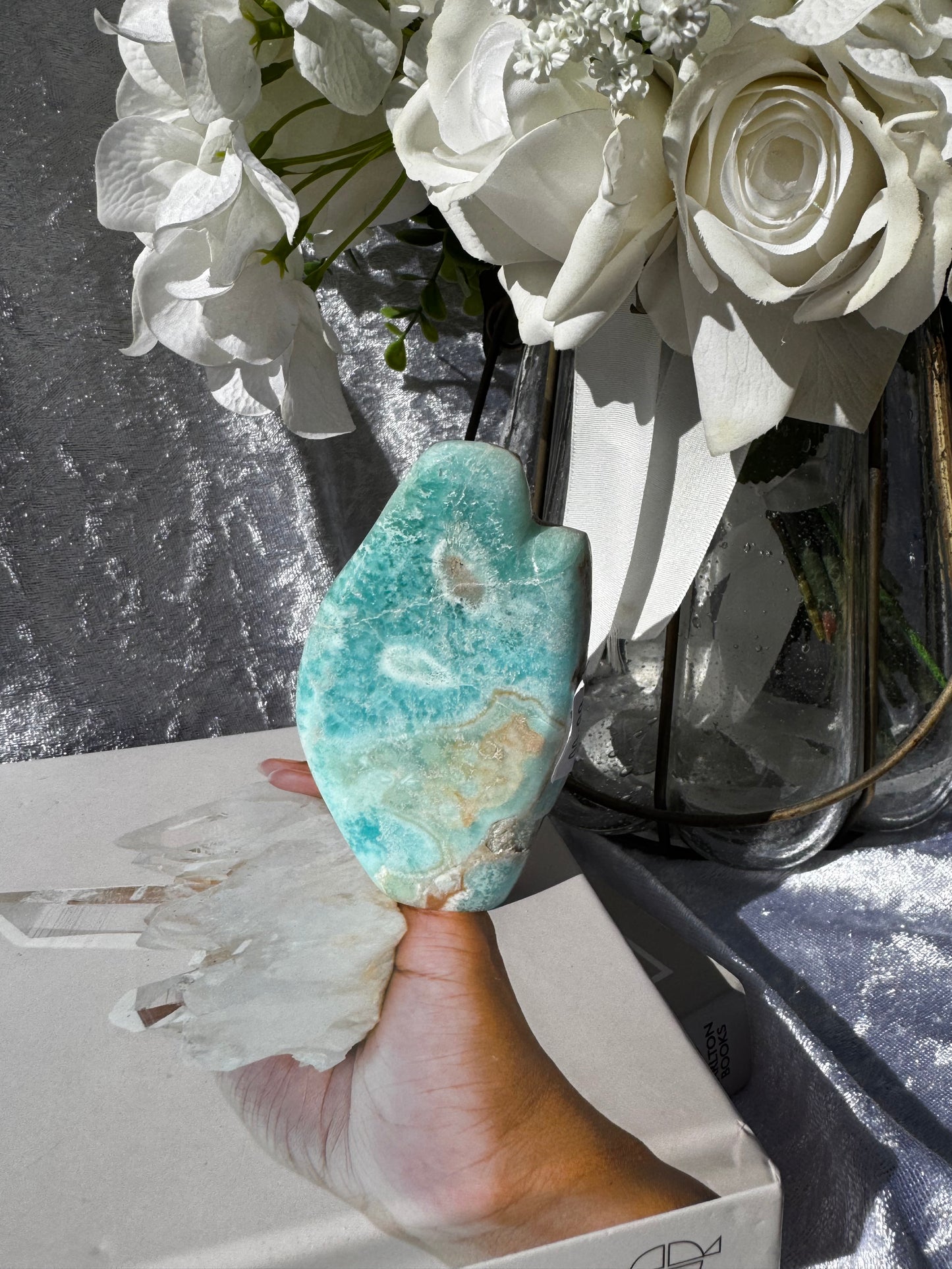 Blue Aragonite Freeform