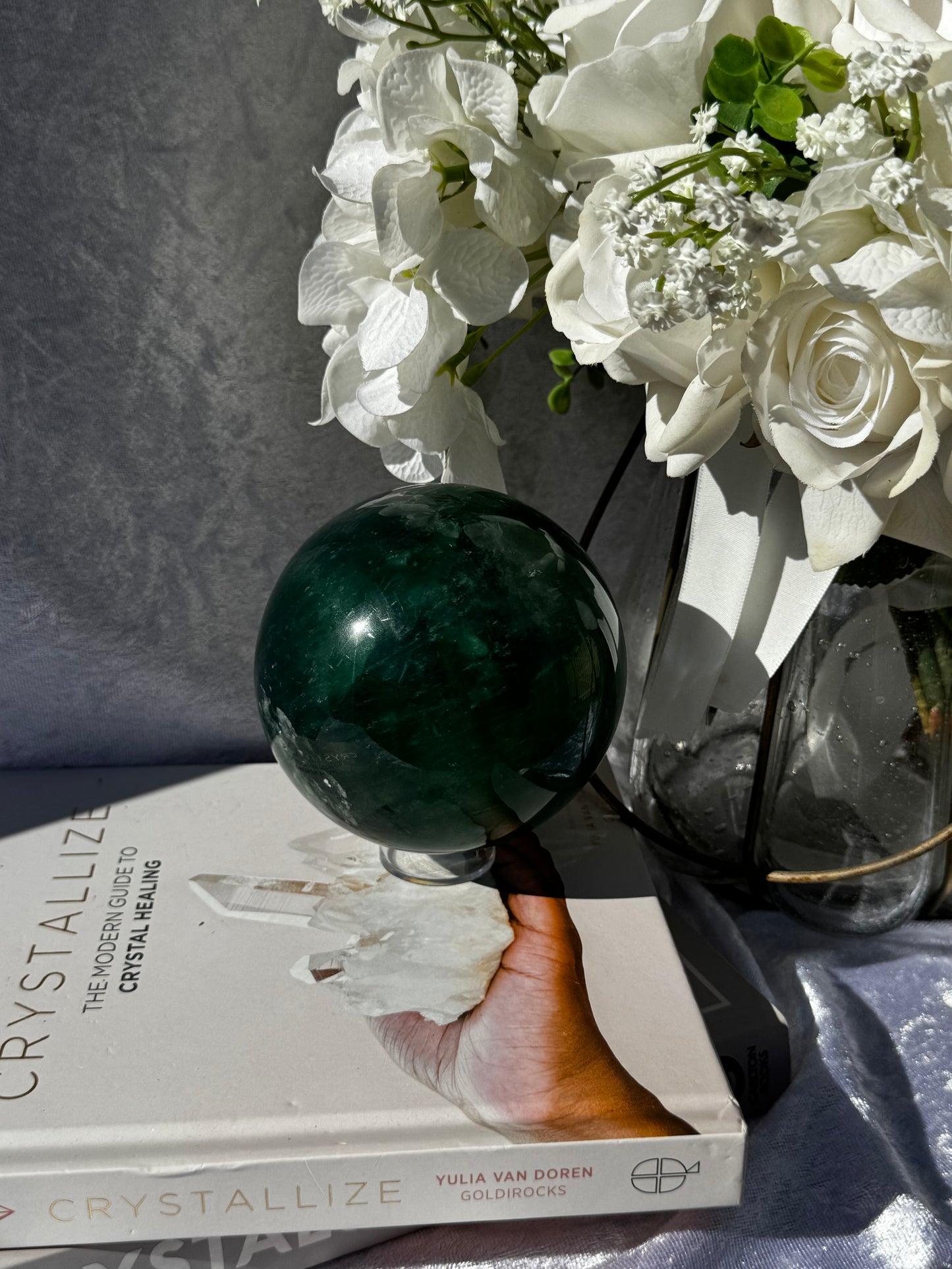 Green Fluorite Sphere 1.46KG