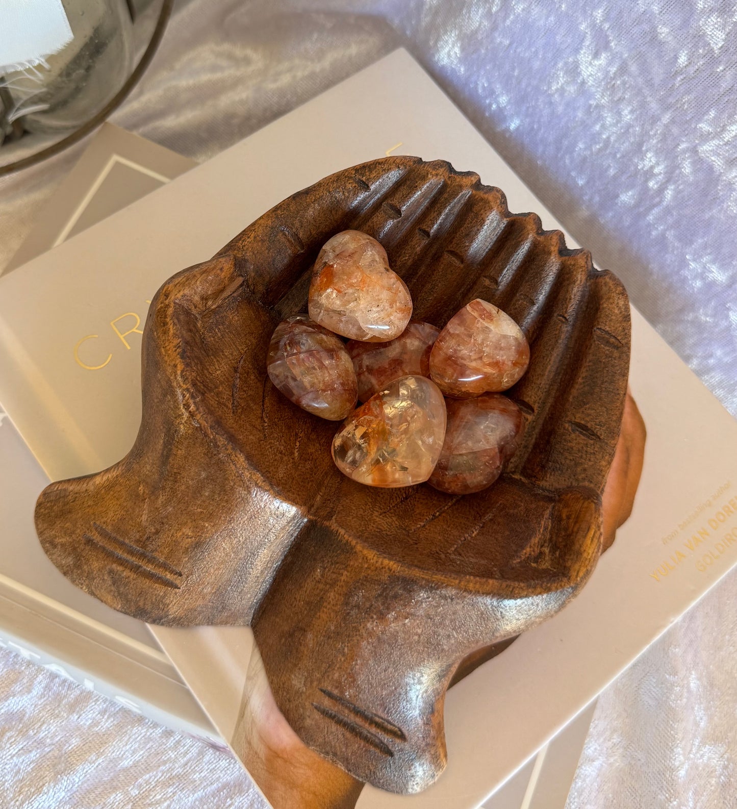 Fire Quartz Mini Heart