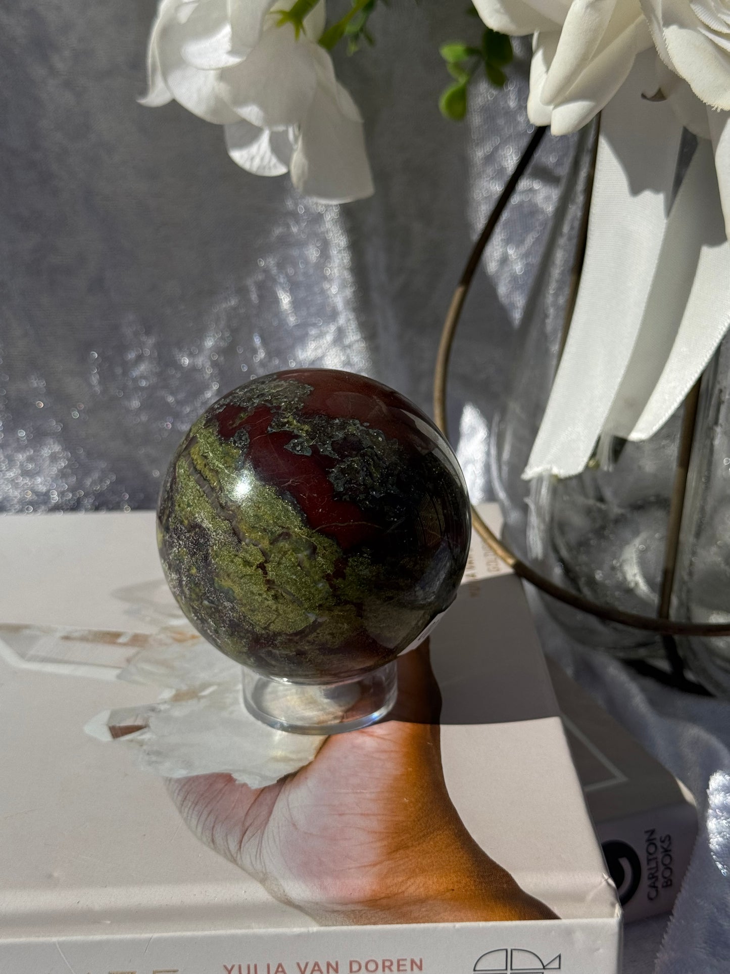 Dragon Bloodstone Sphere