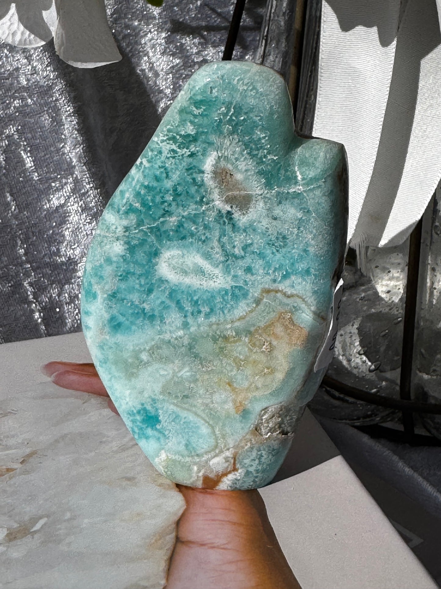 Blue Aragonite Freeform