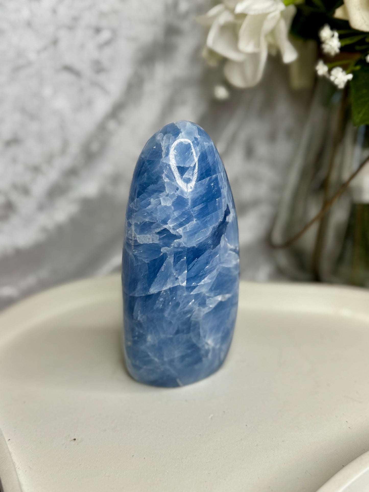 Blue Calcite Freeform
