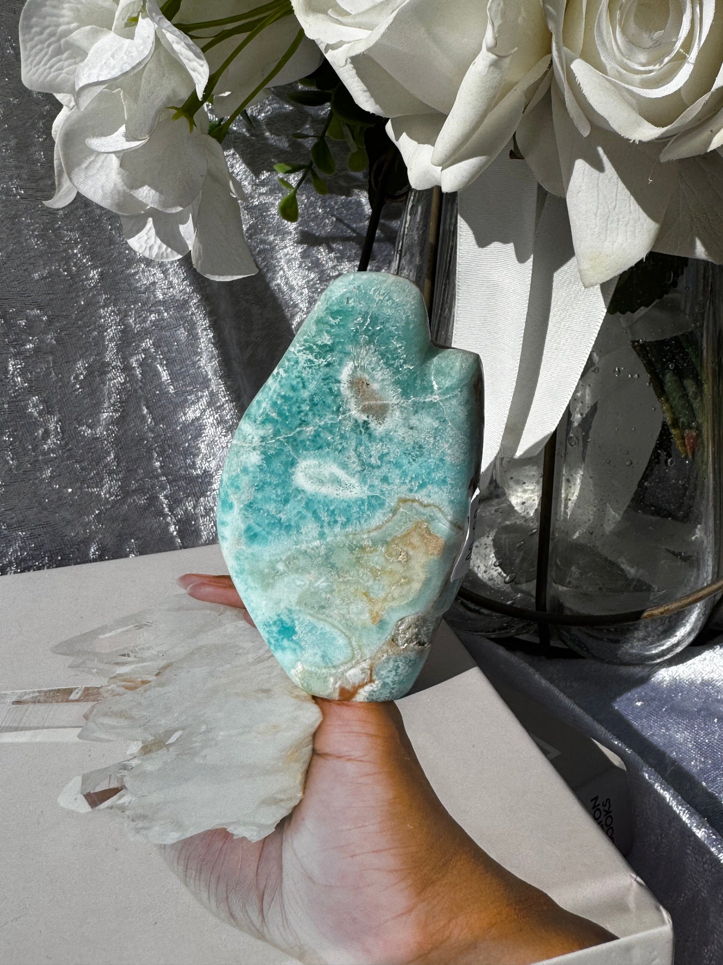 Blue Aragonite Freeform