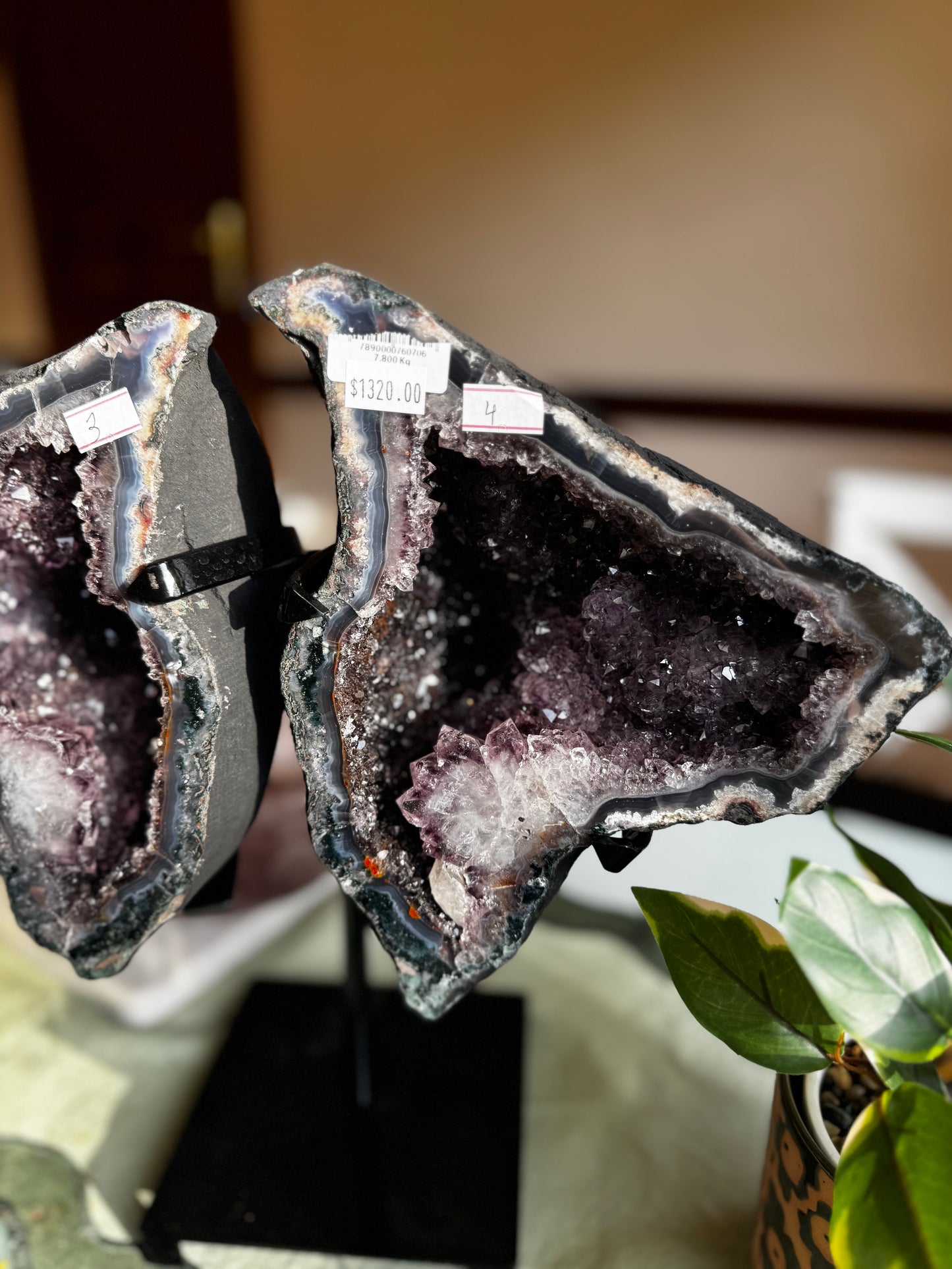 Amethyst Geode Wings