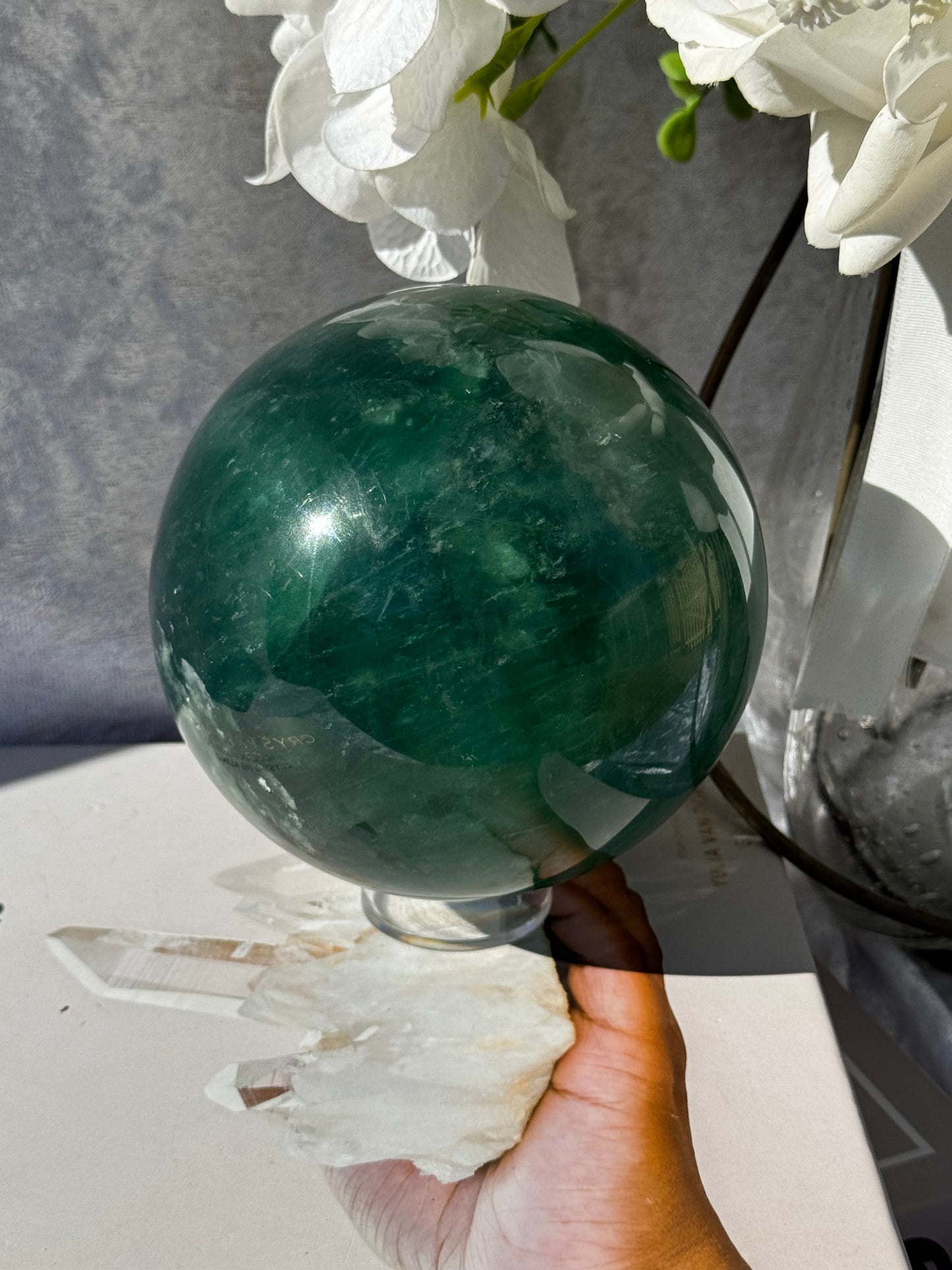 Green Fluorite Sphere 1.46KG