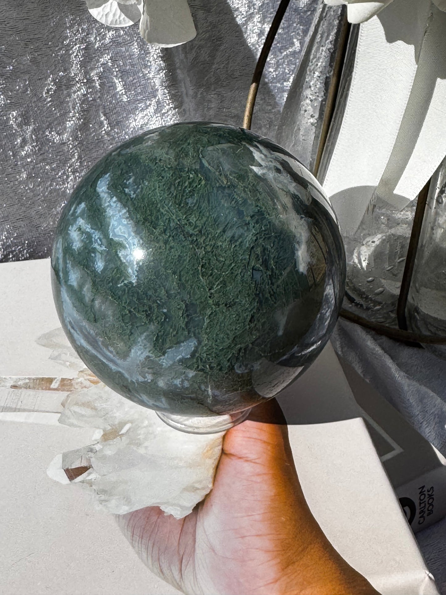 Moss Agate Sphere