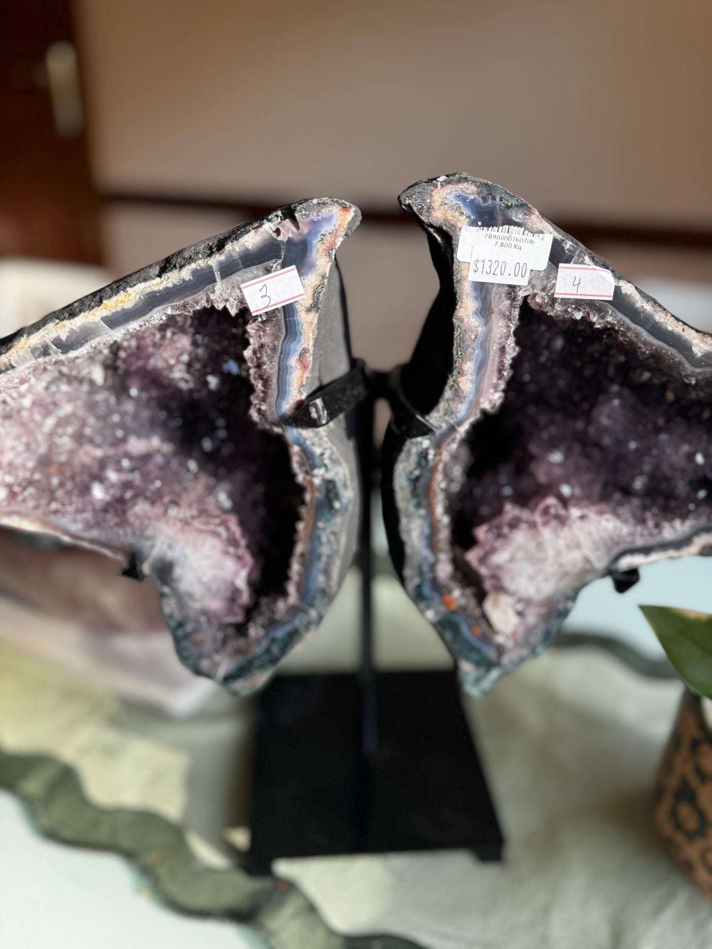 Amethyst Geode Wings