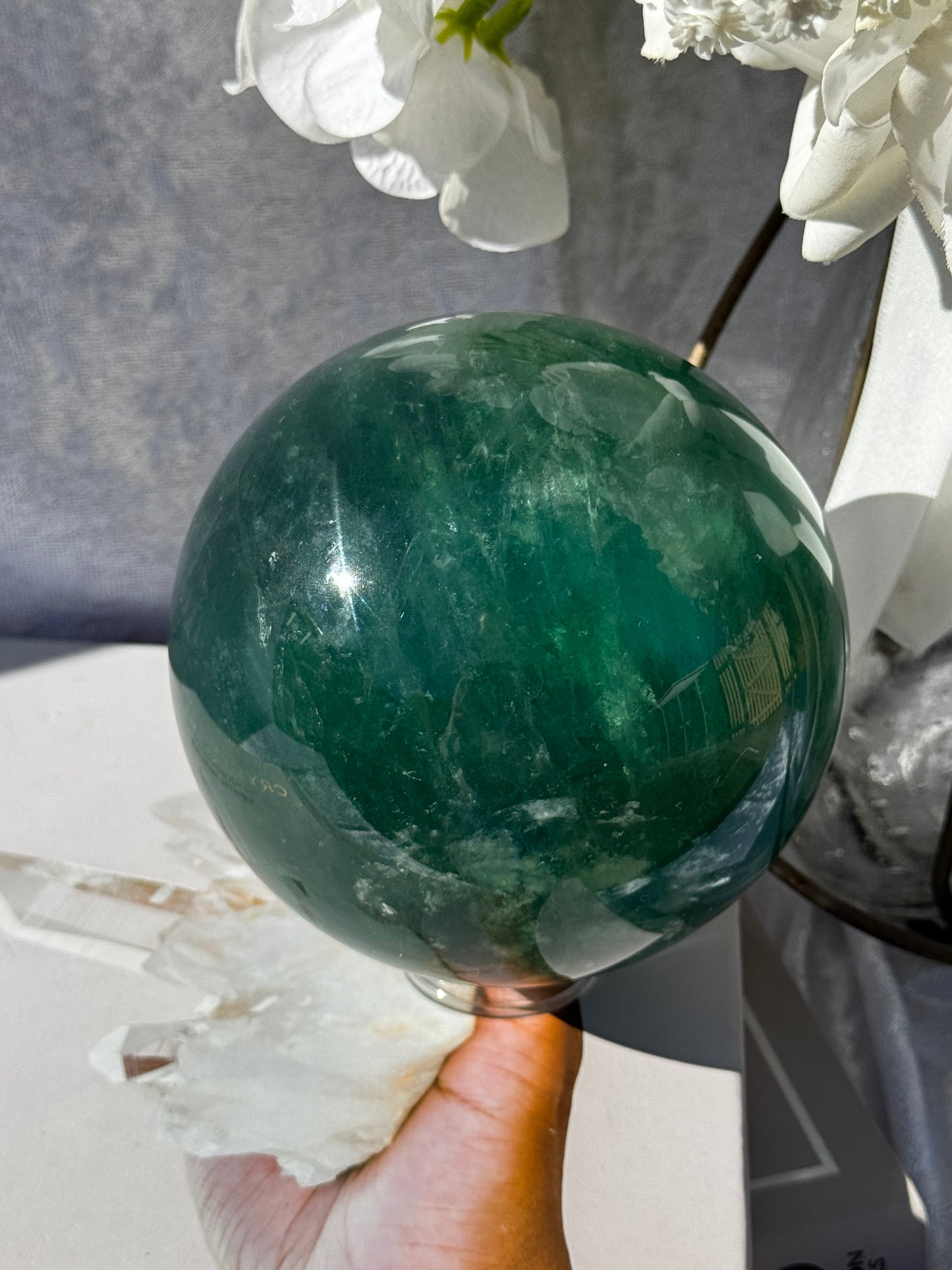 Green Fluorite Sphere 1.46KG