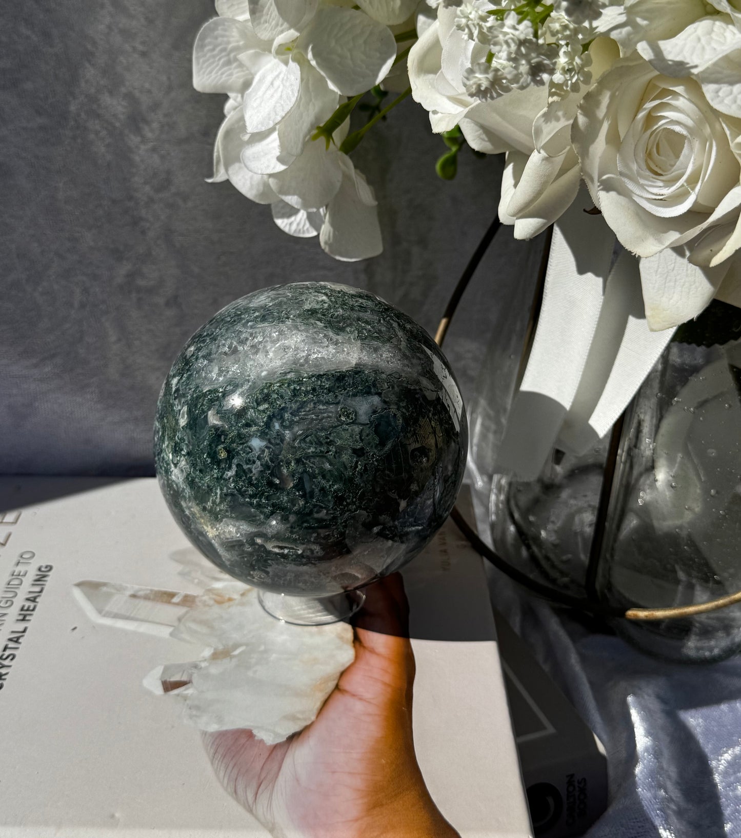 Moss Agate Sphere