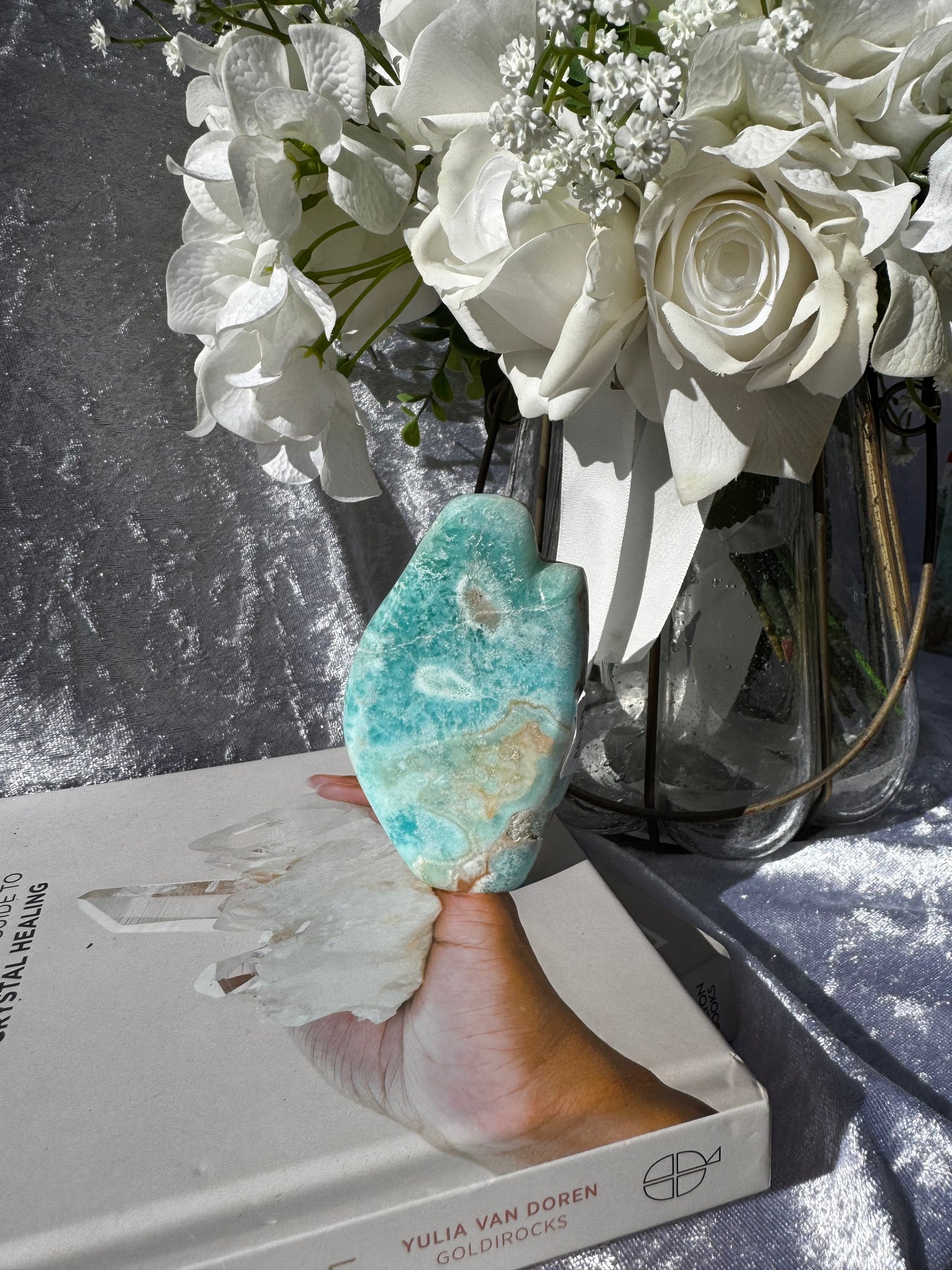 Blue Aragonite Freeform