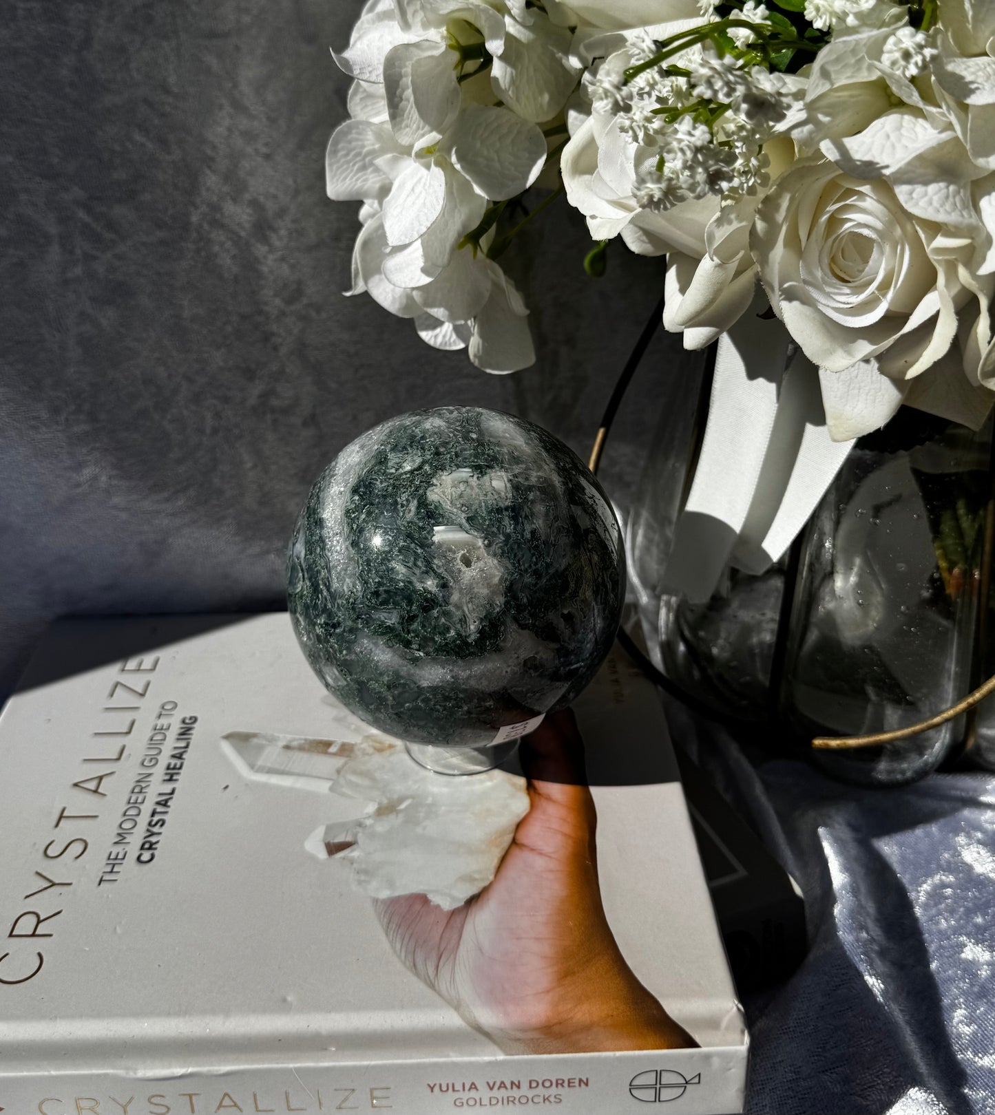 Moss Agate Sphere