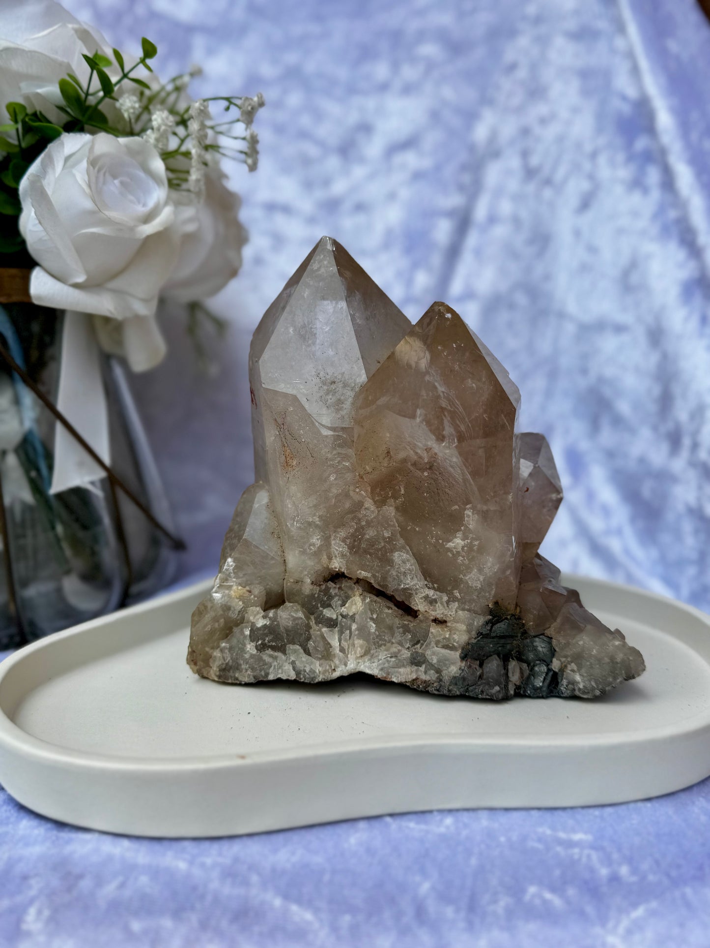 Smokey Quartz Cluster