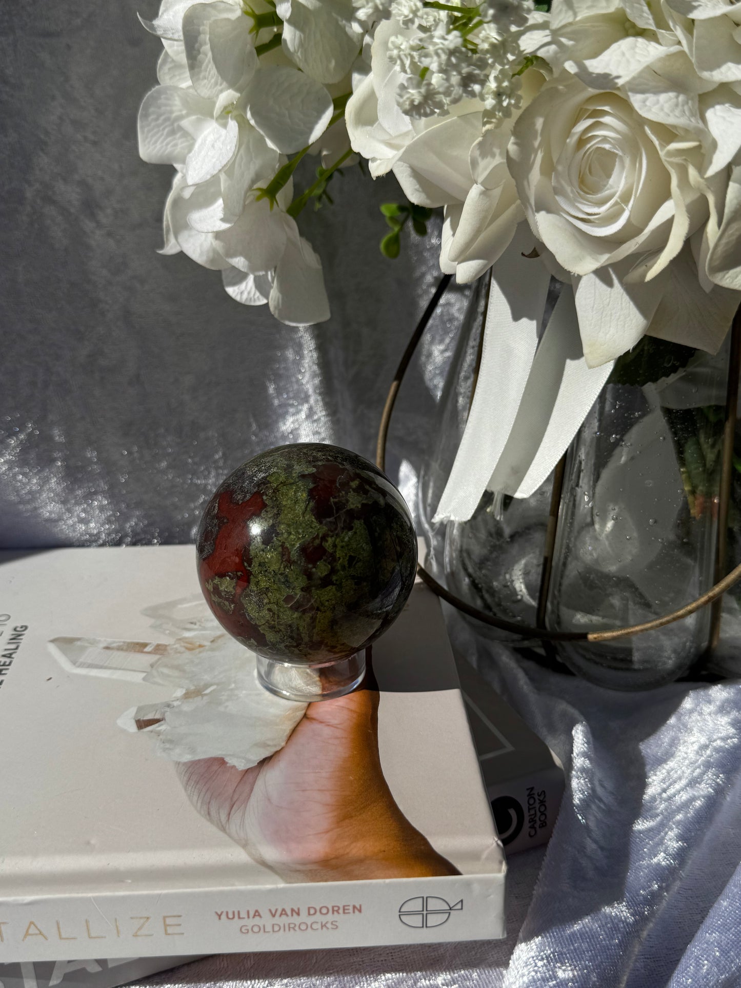 Dragon Bloodstone Sphere