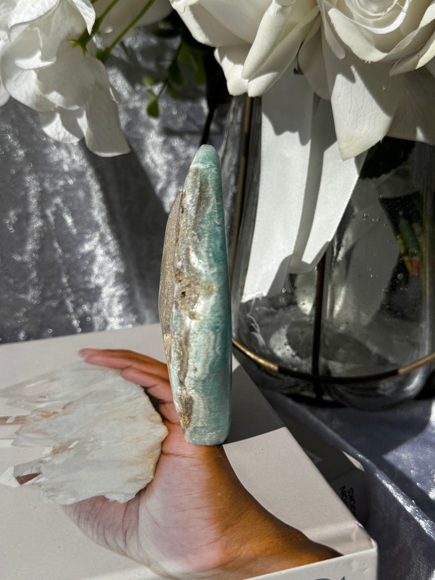 Blue Aragonite Freeform