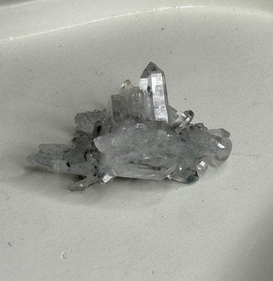 Lemurian Quartz with Chloride inclusion