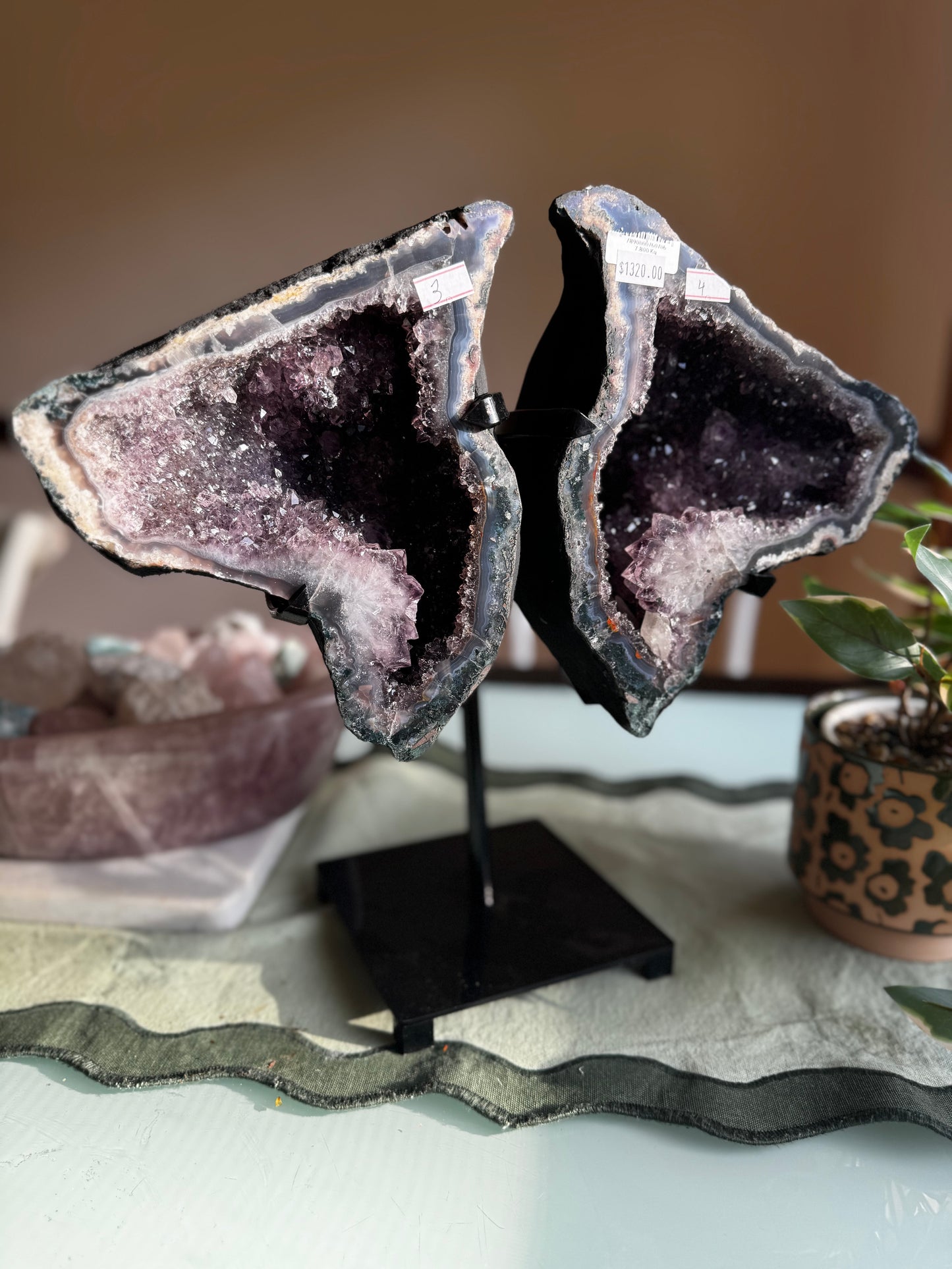 Amethyst Geode Wings