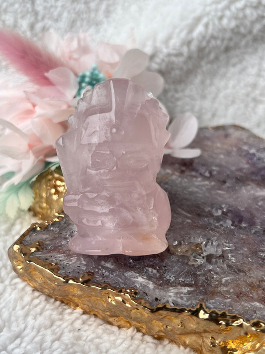 Rose Quartz Tiki Wounded healer